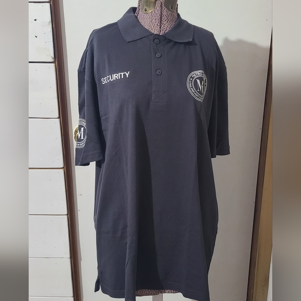 NWT National Patrol Security cool-wear polo shirt size Large